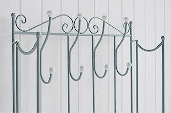 St Malo Grey Coat Rack with hooks for hallstorage furniture
