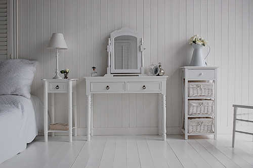 white new england style bedroom furniture