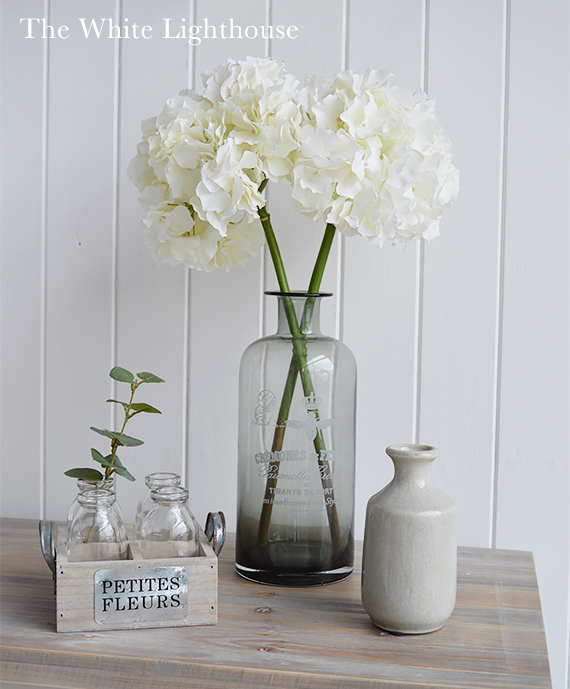 Styling your hall table with artificial flowers