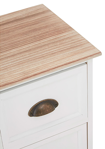 Connecticut white narrow storage chest of drawers