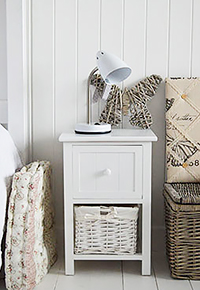 White Bedside Table And Cabinets. The White Lighthouse Bedroom Furniture UK