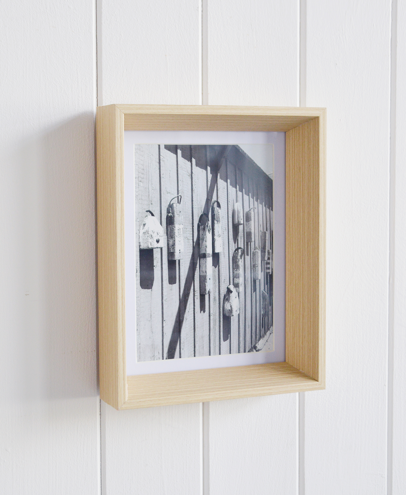 Camden wooden box photo frame mount - 5x7 Photograph