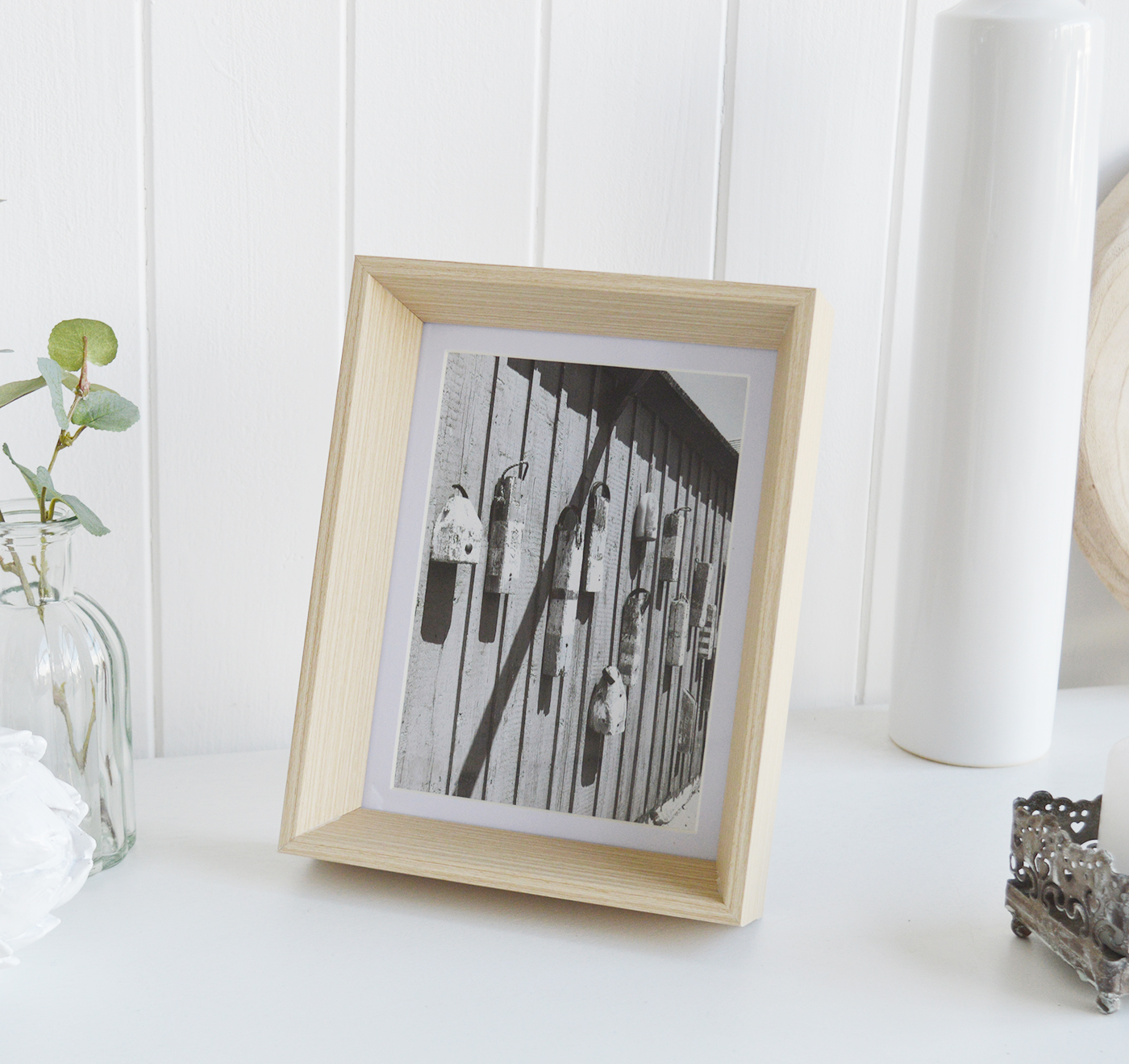 Camden wooden box photo frame mount - 5x7 Photograph