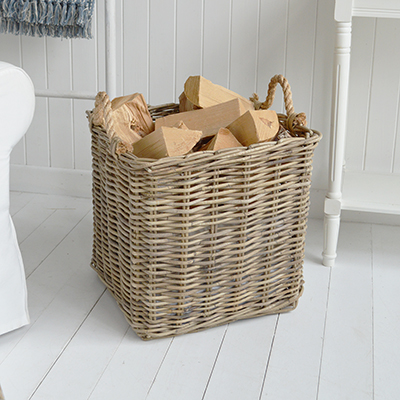     Generously sized and beautifully textured, the Casco Bay Basket offers stylish storage for neutral and coastal homes.