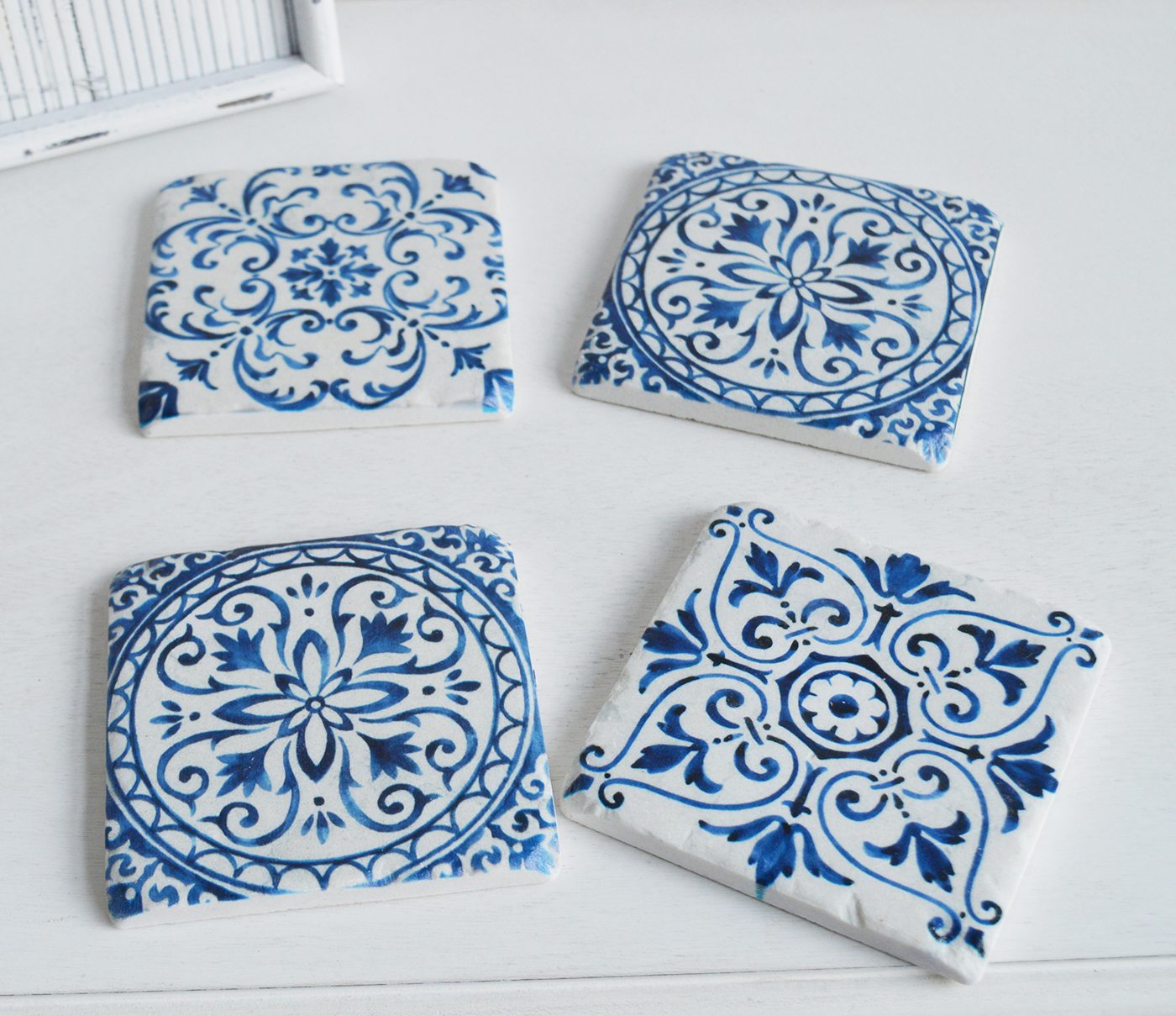 Blue and Home - Floral Coasters
