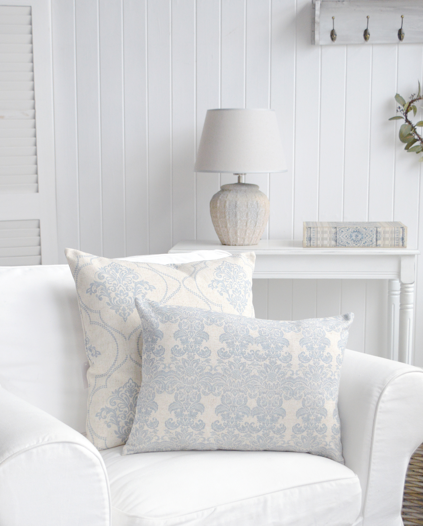 Bristol cushion - Luxury New England style cushions. Country, coastal and Modern Farmhouse homes and interiors