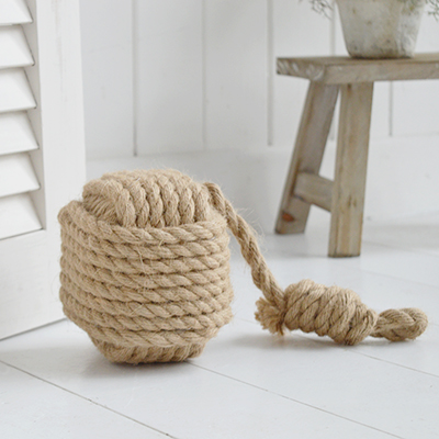 A Beach Hut Doorstop, coastally quirky inspired door stops for New England beach house inspired homes and interiors