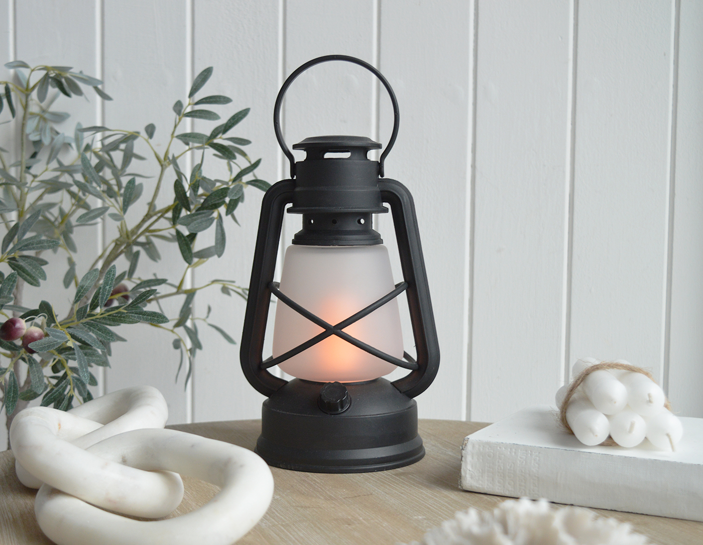 Coastal Replica Oil Lantern Lamp for New England coastal stlye lamps and lighting to complement our range of coastal furniture and interiors