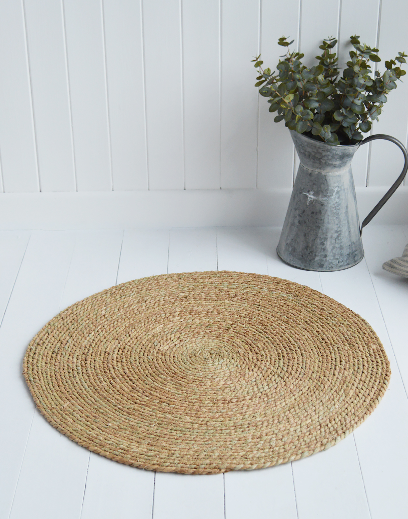 Cape Cove Round Seagrass Mat. New England Coastal, Country and City ...