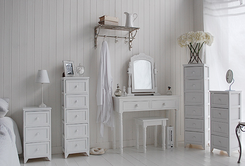 white new england style bedroom furniture