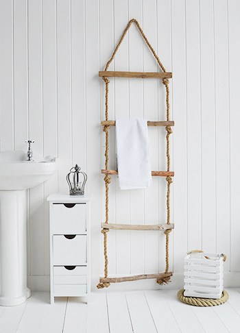 A rope towel ladder from The White Lighthouse